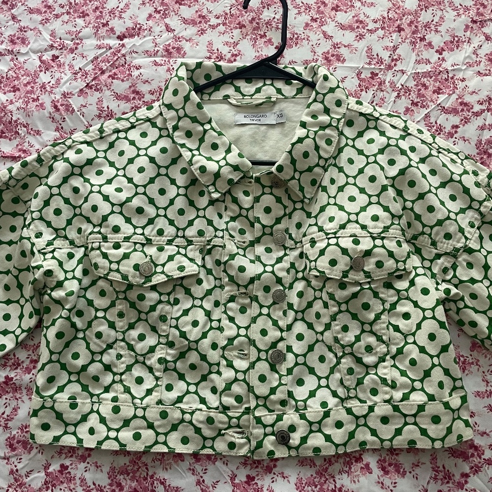 Bolongaro Trevor Jacket : Oversize Sierra Printed Denim